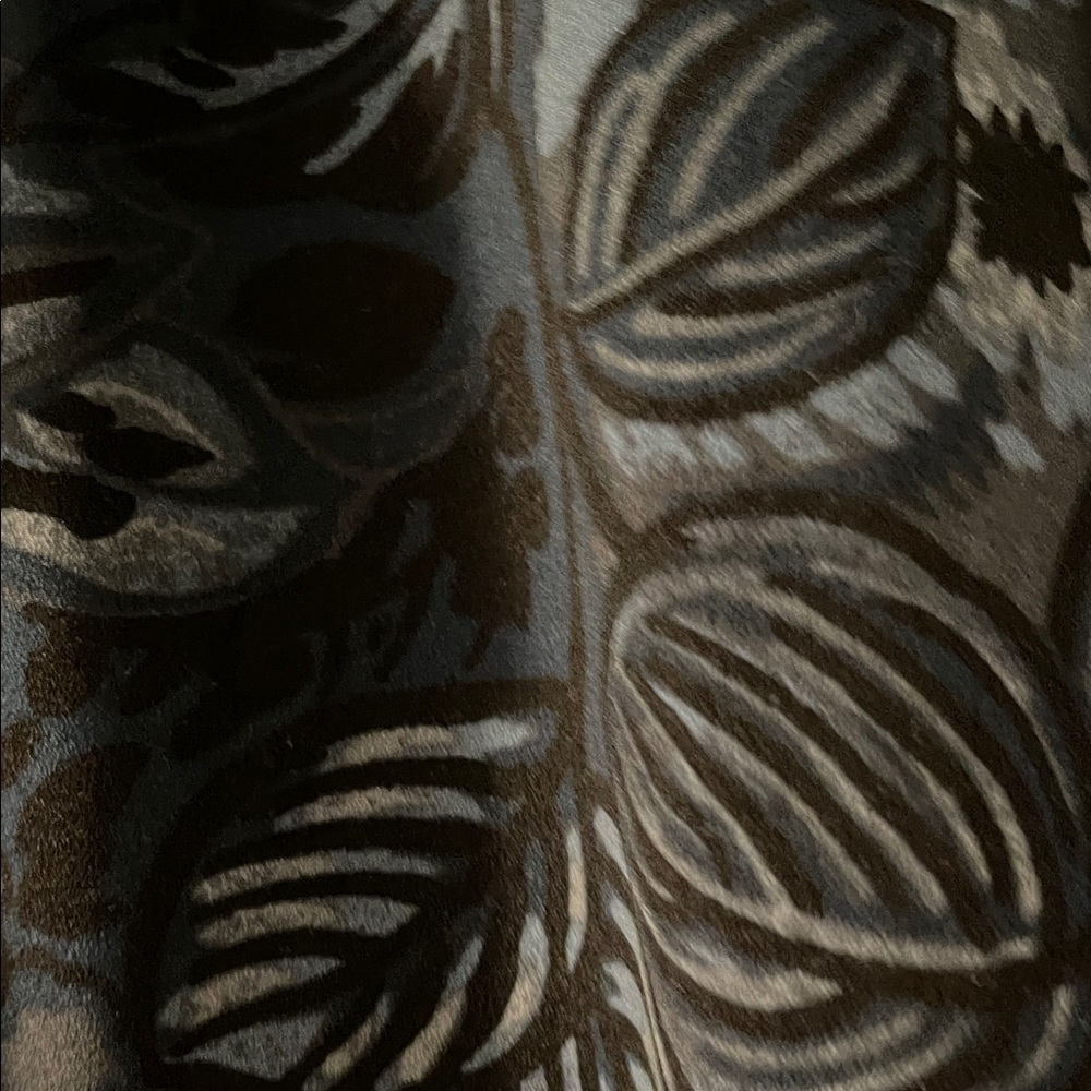 LOFT Blue and Black Patterned Dress - Picture 11 of 11